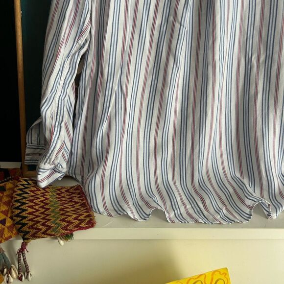 beachlunchlounge Multicolor Striped Blouse L - Picture 9 of 16